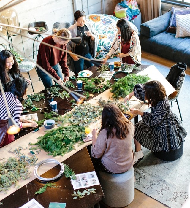 a photo of a women's group therapy
