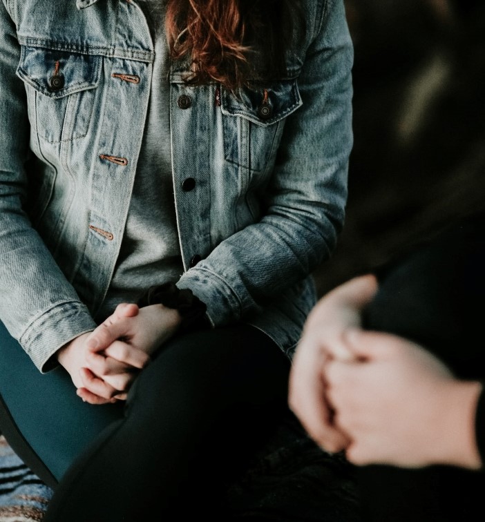 a photo of a therapy session for anxiety
