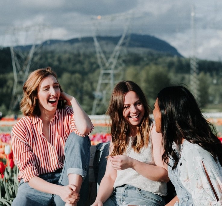 a photo of a women's support group